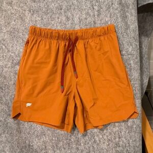 Fabletics Mens The One Short Burnt Orange Athletic Running Training Size Small